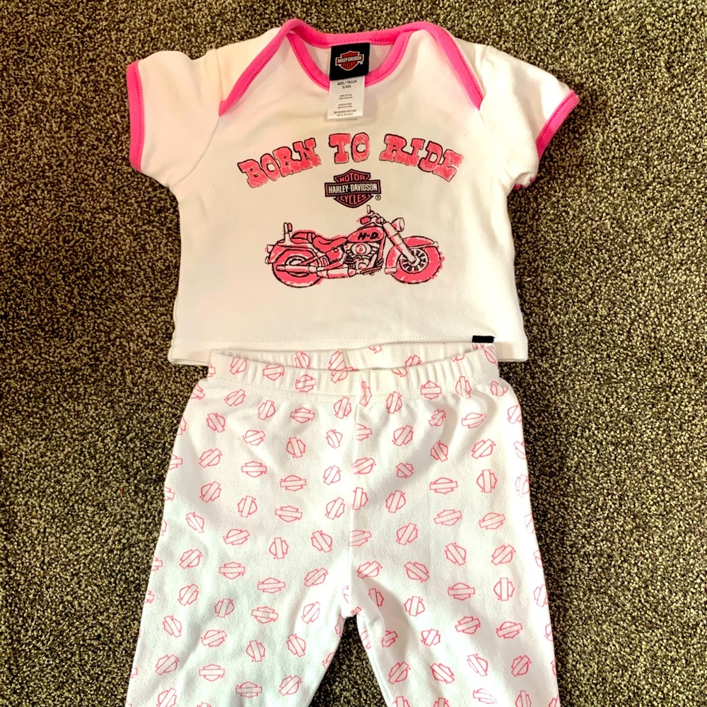 Harley Davidson Baby Girl Outfit
